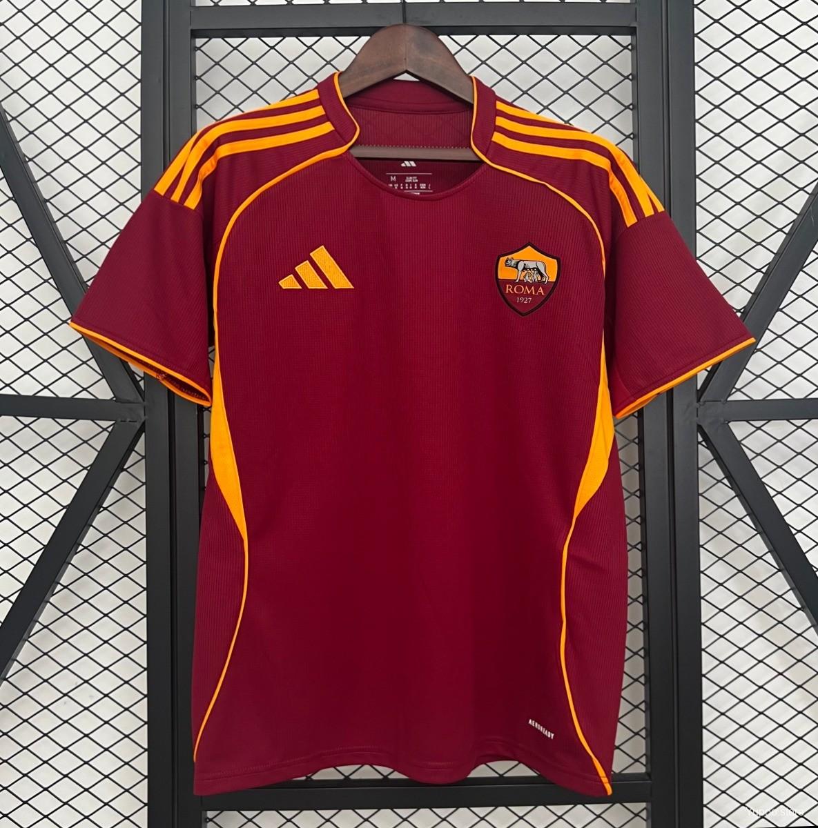 Camiseta de fútbol Roma 2025/26 LOCAL MANGA CORTA VERSION FAN
